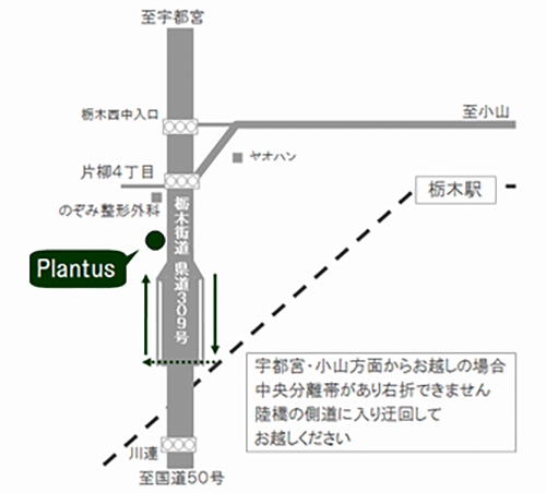 Plantusの地図
